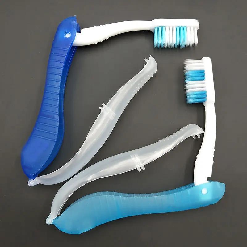 New Hygiene Oral Portable Disposable Foldable Travel Camping Toothbrush Hiking Tooth Brush Tooth Cleaning Tools 2022
